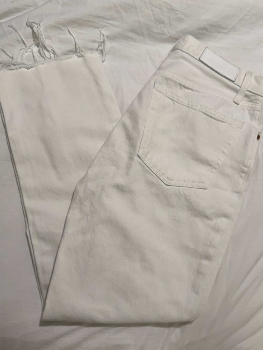 Re/Done white jeans